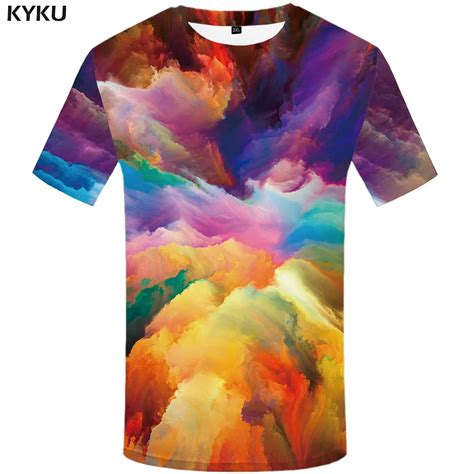 3d Tshirt Art T shirts Men Graffiti Tshirts Casual Colorful Tshirt ...