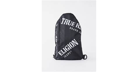 True Religion Logo Print Sling Bag Lyst