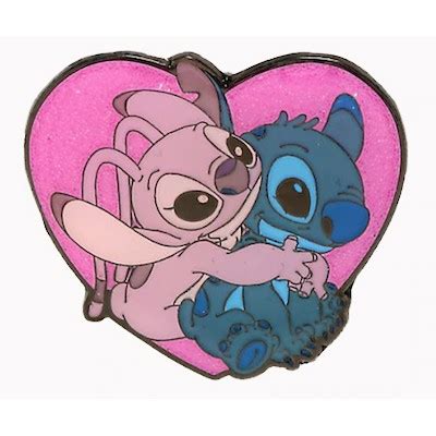 Stitch And Angel Heart Hot Topic Lilo Stitch Loungefly Disney Pin
