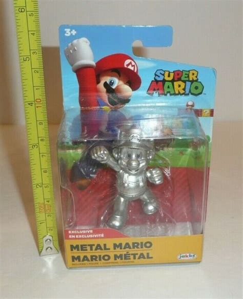 World Of Nintendo Metal Mario Figure Jakks Pacific Super Mario Bros