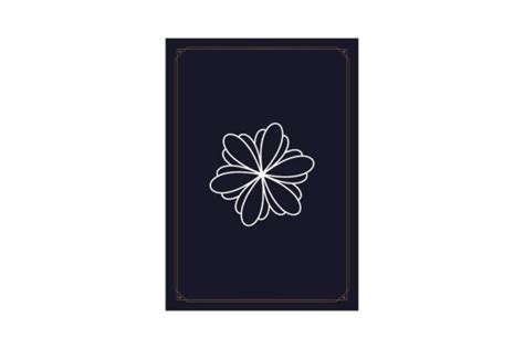 Flower Beauty Blue Card Illustrations Grafik Von Samagata Creative