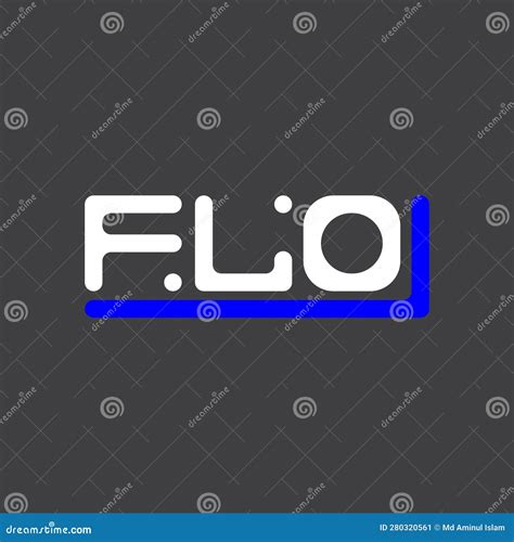 FLO Letter Logo Creative Design With Vector Graphic FLO Simple And