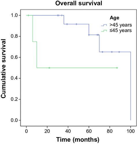 Kaplan Meier Curves For Overall Survival Download Scientific Diagram