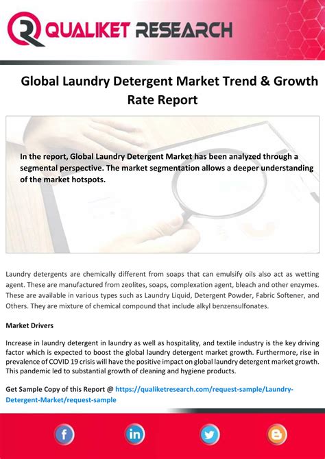 Ppt Global Laundry Detergent Market Powerpoint Presentation Free