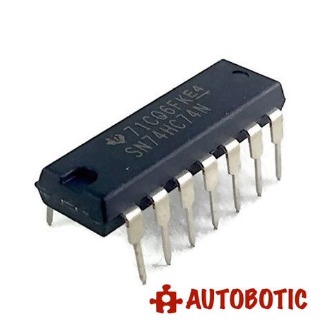 Dip 14 Integrated Circuit Ic Sn74hc74n Dual D Flip Flop Set Reset