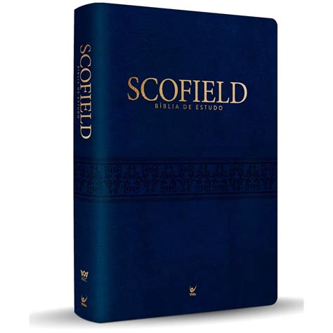 Biblia De Estudo Scofield - Bíblia de Estudo Scofield | AEC | Concordância | Capa Azul Luxo ...