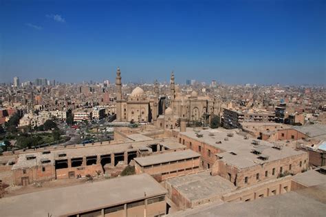 Vue Aérienne Du Centre ville Du Caire Photo Premium