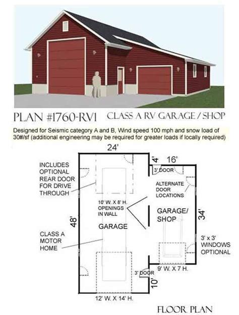 Pole Barn House Plans With Rv Garage | Minimalist Home Design Ideas