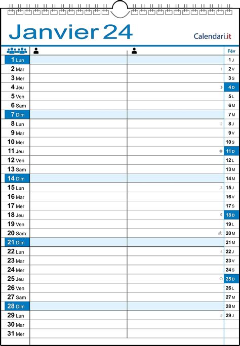 Calendrier Familial Mural Organisateur Familial X Cm