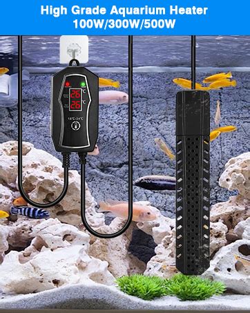 Amazon Szelam W Aquarium Heater Submersible Fish Tank Heaters