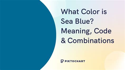 What Color is Sea Blue? Meaning, Code & Combinations