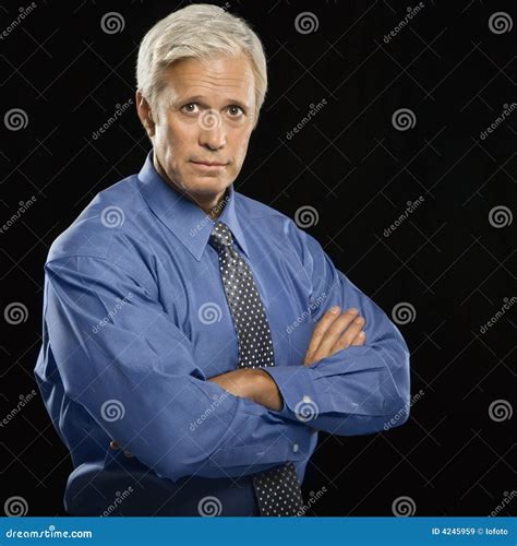 Powerful Businessman Stock Image Image Of Looking Crossed 4245959