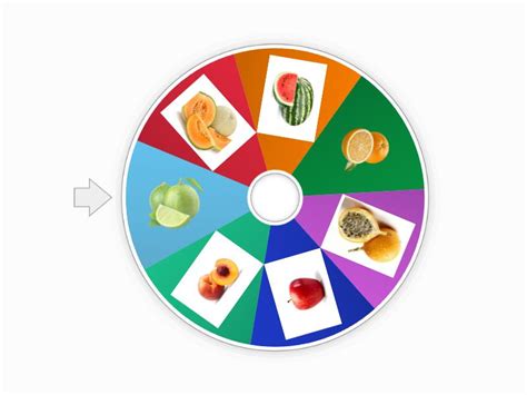 Ruleta Frutas Rueda Aleatoria