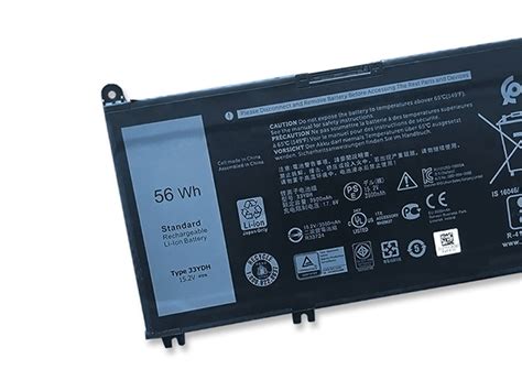 Dell 33ydh 56wh Laptop Battery Dell Notebook Battery Enouteccbattery