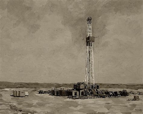 Patterson Rig 189 Painting By Galen Cox Fine Art America