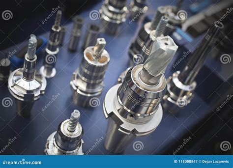 Metalworking Tools and Drills Stock Image - Image of machine, cutting ...