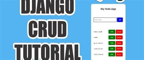 Building A Simple Python Django Crud Application From Scratch Dev