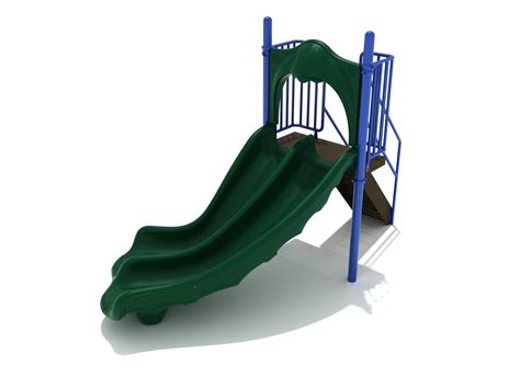 4 Foot Double Right Turn Slide Commercial Playground Equipment Pro