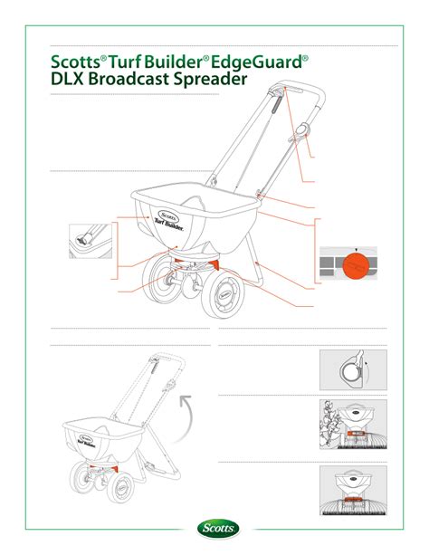 Scotts Turf Builder Edgeguard Dlx Parts Diagram Scotts Sprea