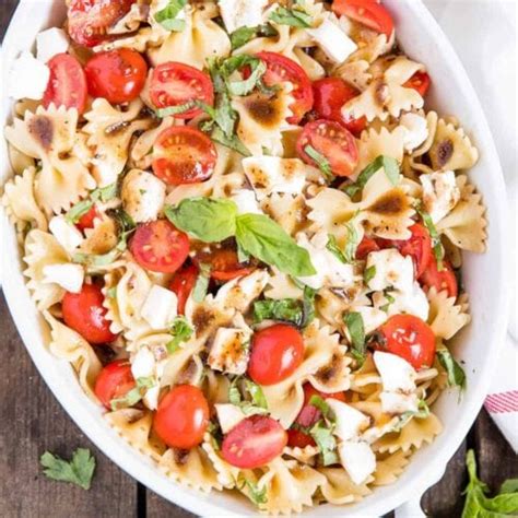 Easy Caprese Pasta Salad Yellow Bliss Road