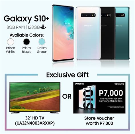 Samsung Galaxy S10 S10 And S10e Offers In The Philippines Samsung