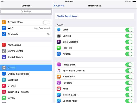 how to turn off parental control on iphone 5