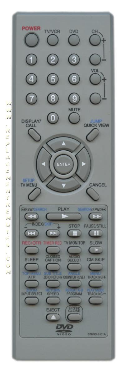 Buy ORION 076N0HH010 TV/VCR/DVD Combo Remote Control