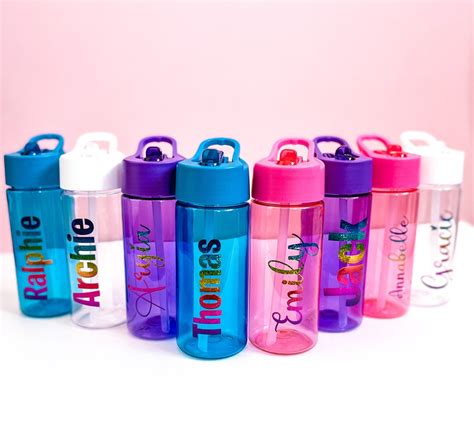 Personalised Kids Water Bottle Back To School Drinks Bottle Kids