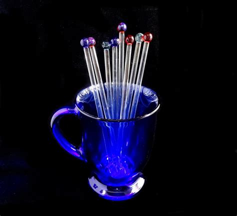 Cocktail Stir Sticks Glass Drink Stirrers Swizzle Sticks