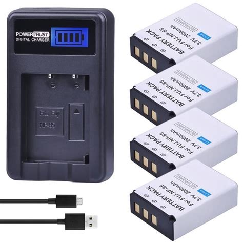 Battery Charger Mah Np Np Np Batterie Pour Fujifilm Bc