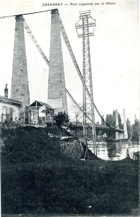 Pont de Chavanay détruit tête de pont vestiges Inventaire