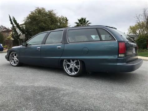 1994 Buick Roadmaster Wagon Blue Rwd Automatic Lowered Caprice For Sale