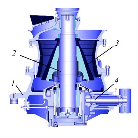 Cone Crusher Diagram 1 Base 2 Main Shaft 3 Mantle4 Drive Shaft