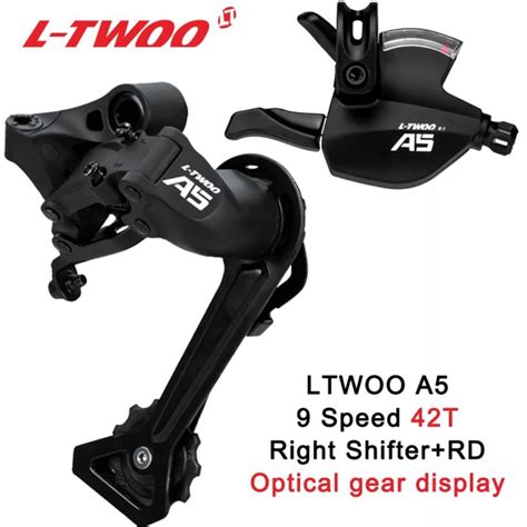 LTWOO A5 9 Speed Rear Derailleur+Right Shifter RD 42T Groupset for MTB ...
