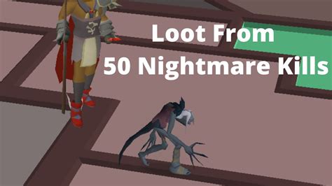 Loot From 50 Nightmare Of Ashihama Mass Kills Osrs New Boss Youtube