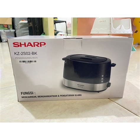 Jual Sharp Toaster Pop Up Roti Low Watt Kz S Bk Pemanggang Roti