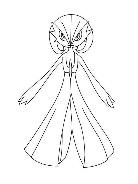 Gardevoir Coloring Page Gardevoir Coloring Pages Pokemon Para Colorir