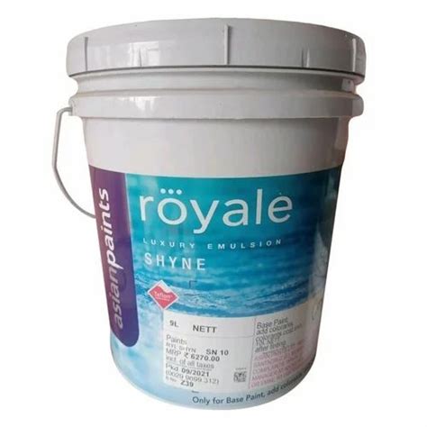 Asian Paints Royale Shyne Luxury Emulsion 9 L At Rs 6270 Bucket In