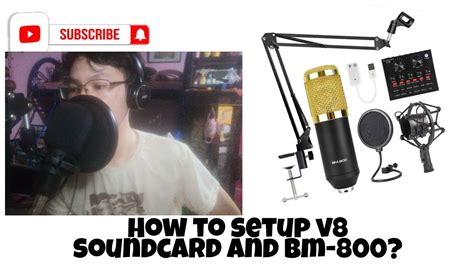 How To Set Up V Soundcard And Bm Condenser Mic Home Recording