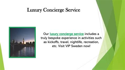 Ppt Luxury Concierge Service Powerpoint Presentation Free Download