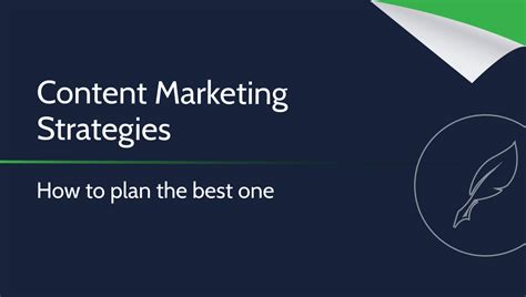 Content marketing strategies: how to plan the best one | Content Writer