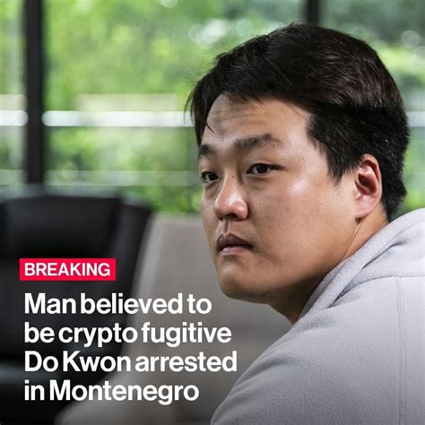 A Man Believed To Be Crypto Fugitive Do Kwon Creator Of The