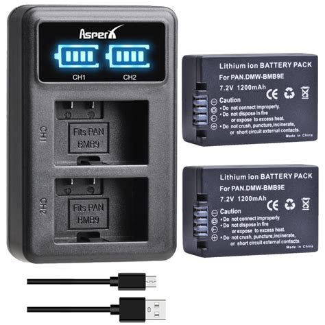 Dmw Bmb Dmw Bmb Bmb E Battery Led Charger For Panasonic Lumix Dc