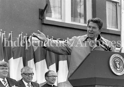 President Ronald Reagan S Visit To Ireland Irish Independent Archives