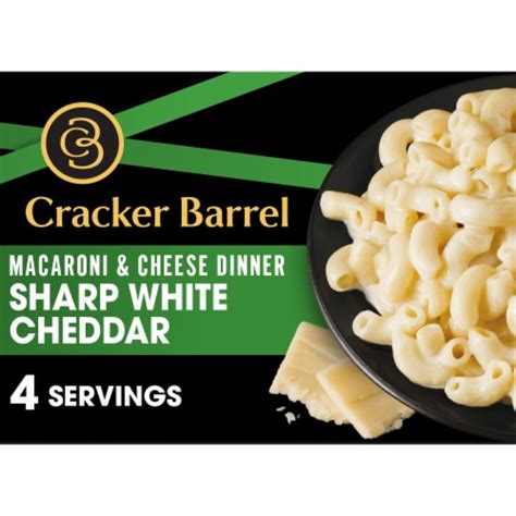 Cracker Barrel Sharp White Cheddar Macaroni Cheese Dinner 14 Oz Kroger