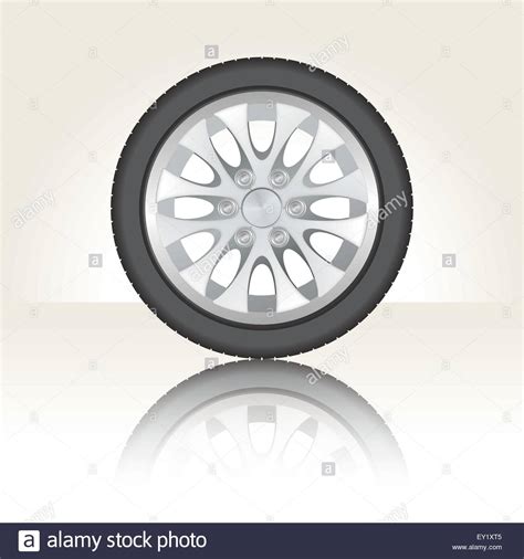 detailed car wheel - vector illustration Stock Vector Image & Art - Alamy