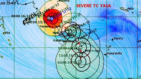 TC Yasa Remains At Cat 5 And Continues To Track Towards Us