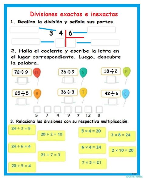 Fichas De Divisiones Para Imprimir Gratis Fichas Para Ninos Images