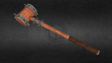 Medieval mace low poly - deep3dsea