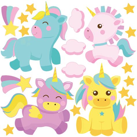 Magical Unicorn Wall Stickers Artofit